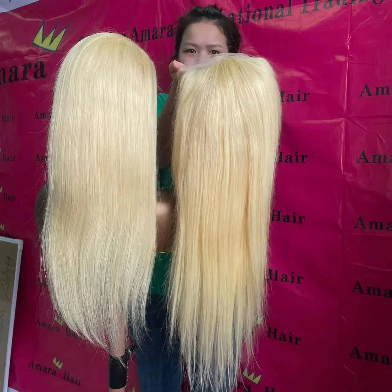 Amara wholesale 613 full lace wig with baby hair full lace wigs for braided wig making human hair
