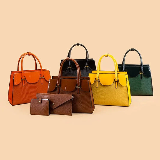 ARUBBIT Brand Designer Ladies Handbags Famous 3 Piece Set Women Leather Hand Bag Bolsos 3 Piezas