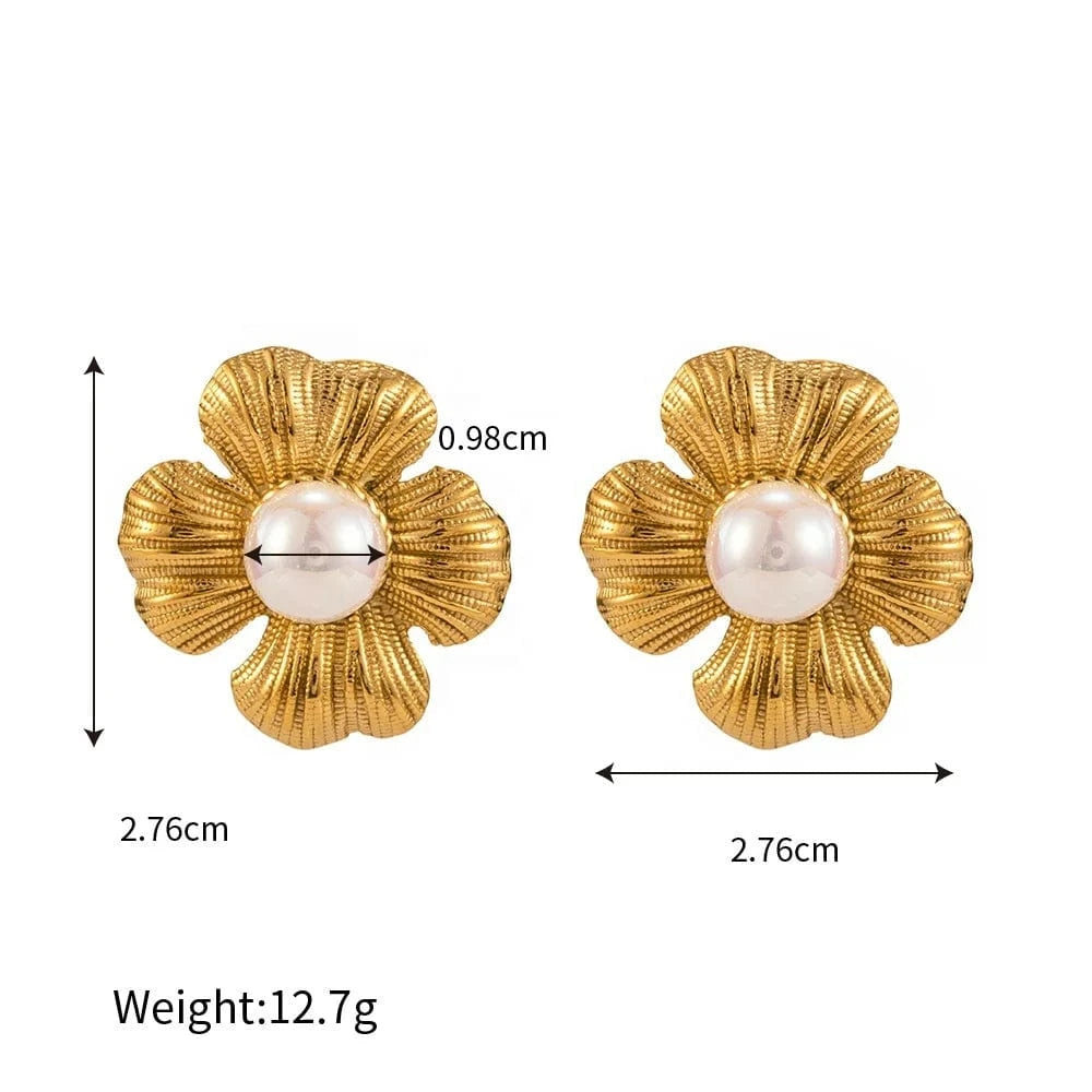 as picture / 1 Drop Ship Earring 18K Gold Plated Stainless Steel Jewelry Water Proof Gold Earrings Fashion Jewelry Earrings