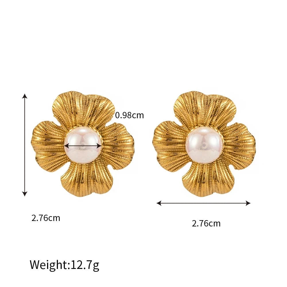 as picture / 1 Drop Ship Earring 18K Gold Plated Stainless Steel Jewelry Water Proof Gold Earrings Fashion Jewelry Earrings