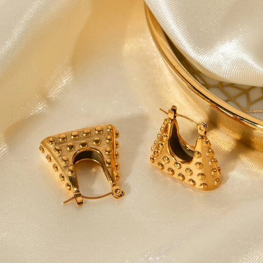 as picture / 1 Women luxury 18k french stainless steel handbag earrings fashion jewelry earrings