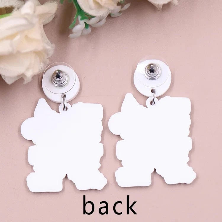 As shown / 1.4in*1.2in / Green ERS847ER1801 1pair New product CN Drop Love Mardi Gras TRENDY Acrylic earrings Jewelry for women