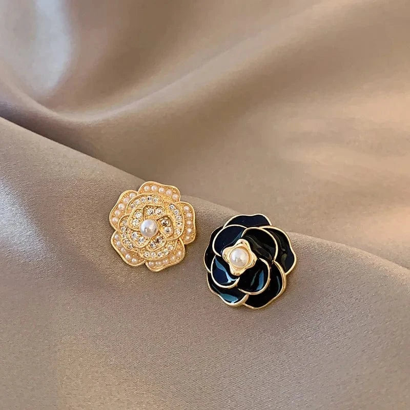 AS SHOWN / As shown / E2997 S925 Needle Korean New Simple Temperament Circle Pearl Earrings Fashion Small Versatile Earrings Women's Jewelry