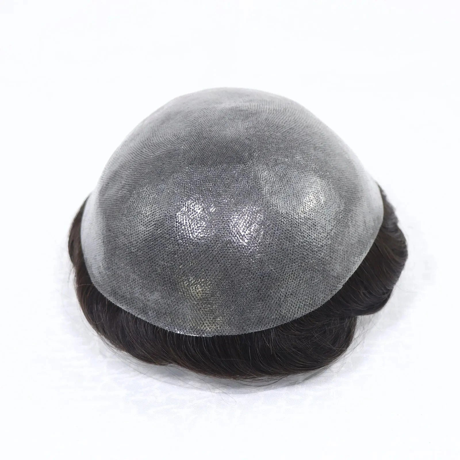 Asian Korea Male Hair Capillary Prosthesis V Loop Natural 100% Human Hair Wig Thin Skin Toupee