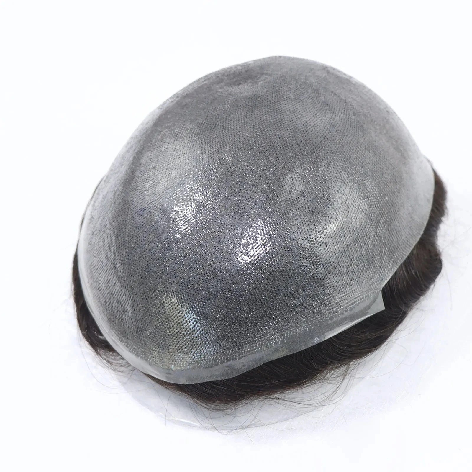 Asian Korea Male Hair Capillary Prosthesis V Loop Natural 100% Human Hair Wig Thin Skin Toupee