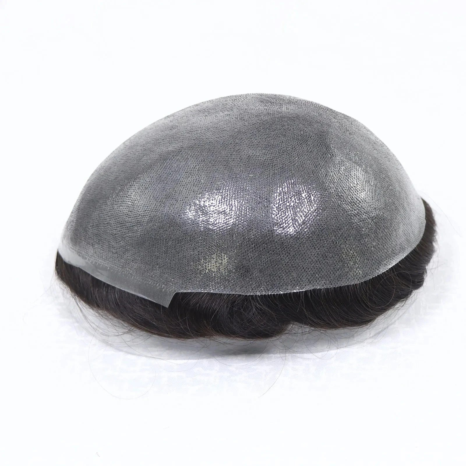 Asian Korea Male Hair Capillary Prosthesis V Loop Natural 100% Human Hair Wig Thin Skin Toupee