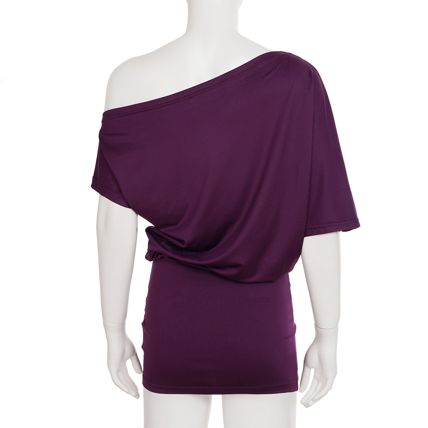 Asymmetrical Off - Shoulder Mini Dress - SN Wigs & More