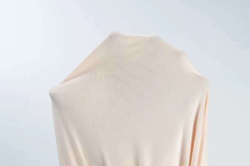 Asymmetrical Ruched High Split Maxi Dress - SN Wigs & More