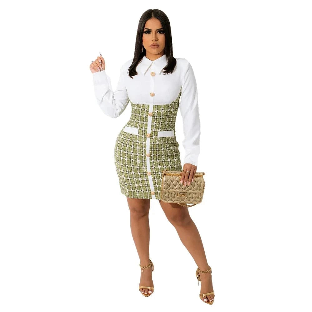 Autumn And Winter Cute Girls Party Short Dress Fashion Elegant Slim Women Dress Long Sleeve Ladies Dresses