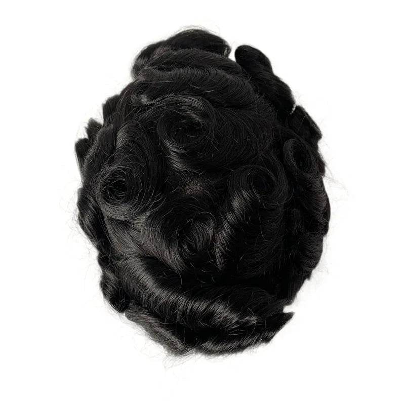 Available 100% Human Virgin Hair Toupee Wig High Density Men Extensions Lace Front Stock