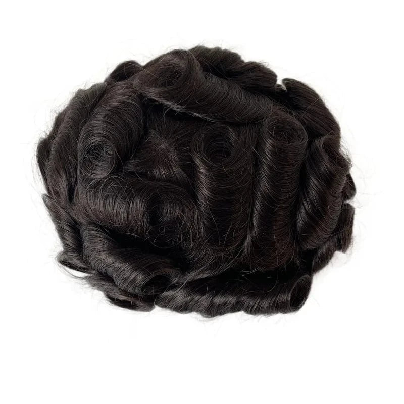 Available 100% Human Virgin Hair Toupee Wig High Density Men Extensions Lace Front Stock