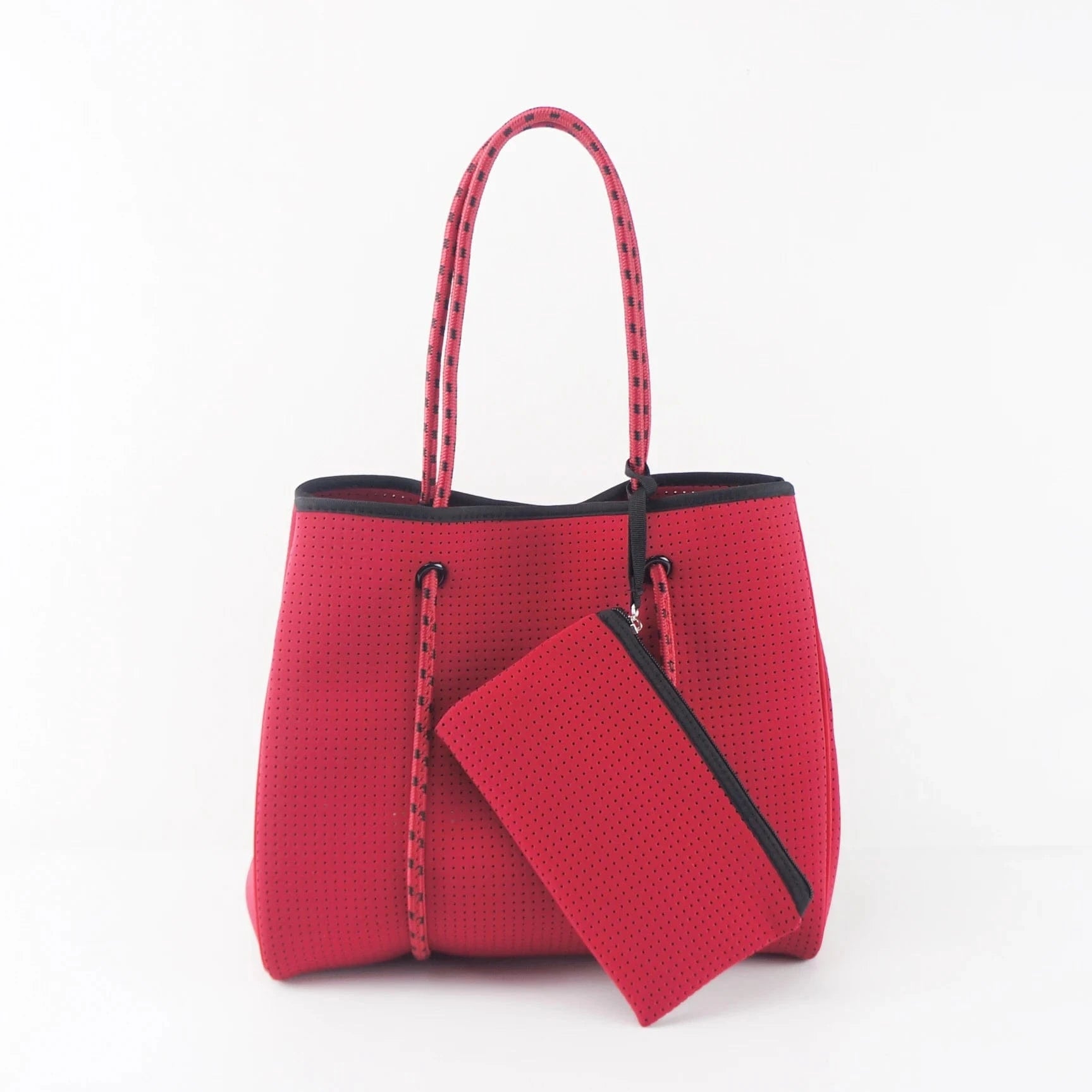Beach Bag Hot Selling Fashion Durable Perforated Designer Neoprene Bag Wholesale Neoprene Bags Women Handbags Ladies
