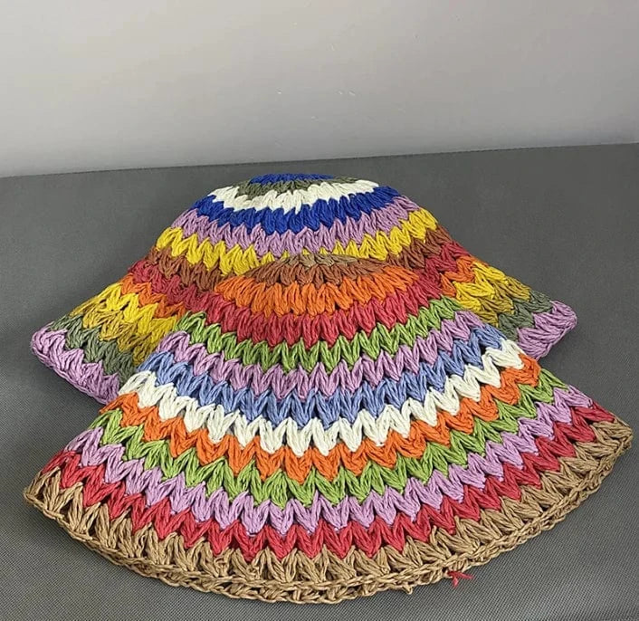 Beach Holiday Maxi Knit Skirt Dress 2024 Summer Women Fashion Sexy High Waist Contrast Color Slim Knitted Split Long Skirt