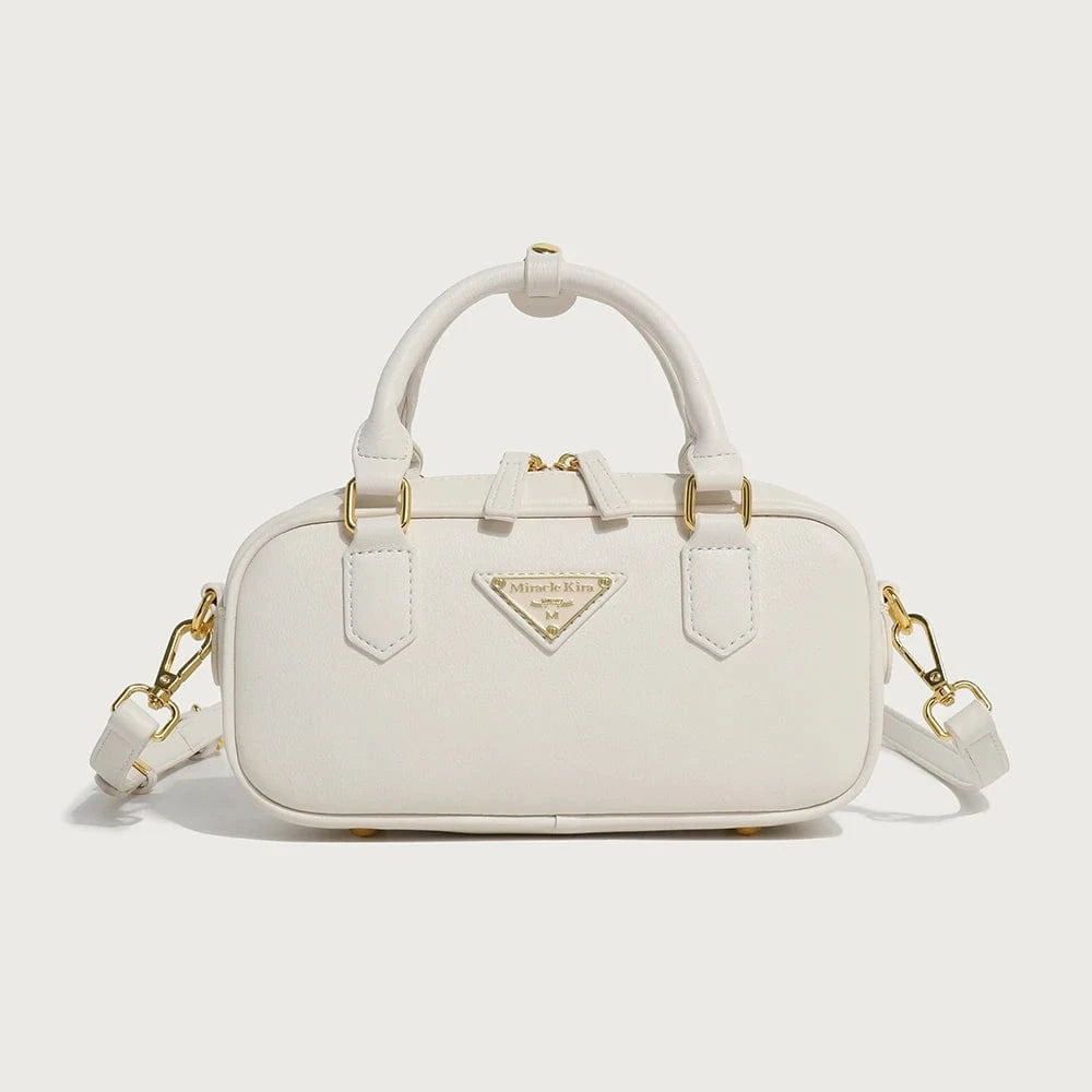 Beige 2024 NEW Luxury designer brand vintage Women ladies fold boston hobo crossbody messenger shoulder handbag Underarm leather bags