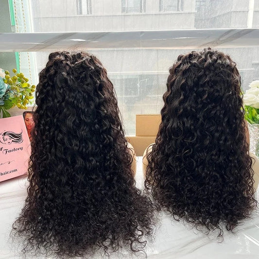 Bellishe Water Wave 100 Peruvian Hair Vendors Wholesale Natural No Glue Cheap Brazilian Lace Front Human Hair Wigs