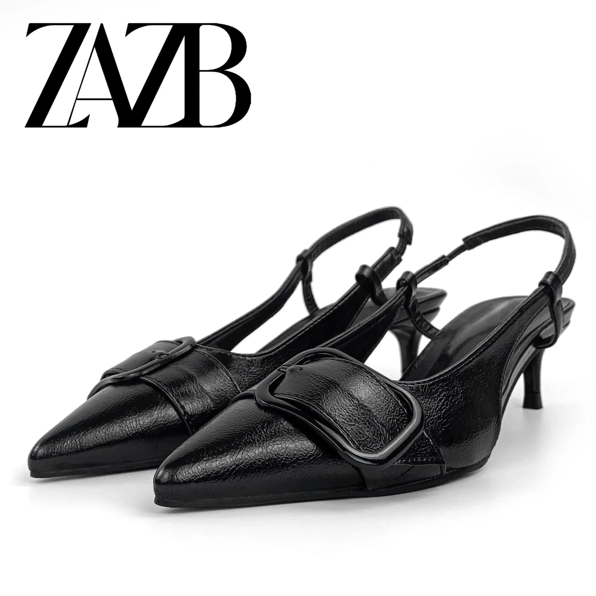 Belt buckle leather custom high heels shoes for women sandals and ladies shoes femmes chaussures pour wedding bride