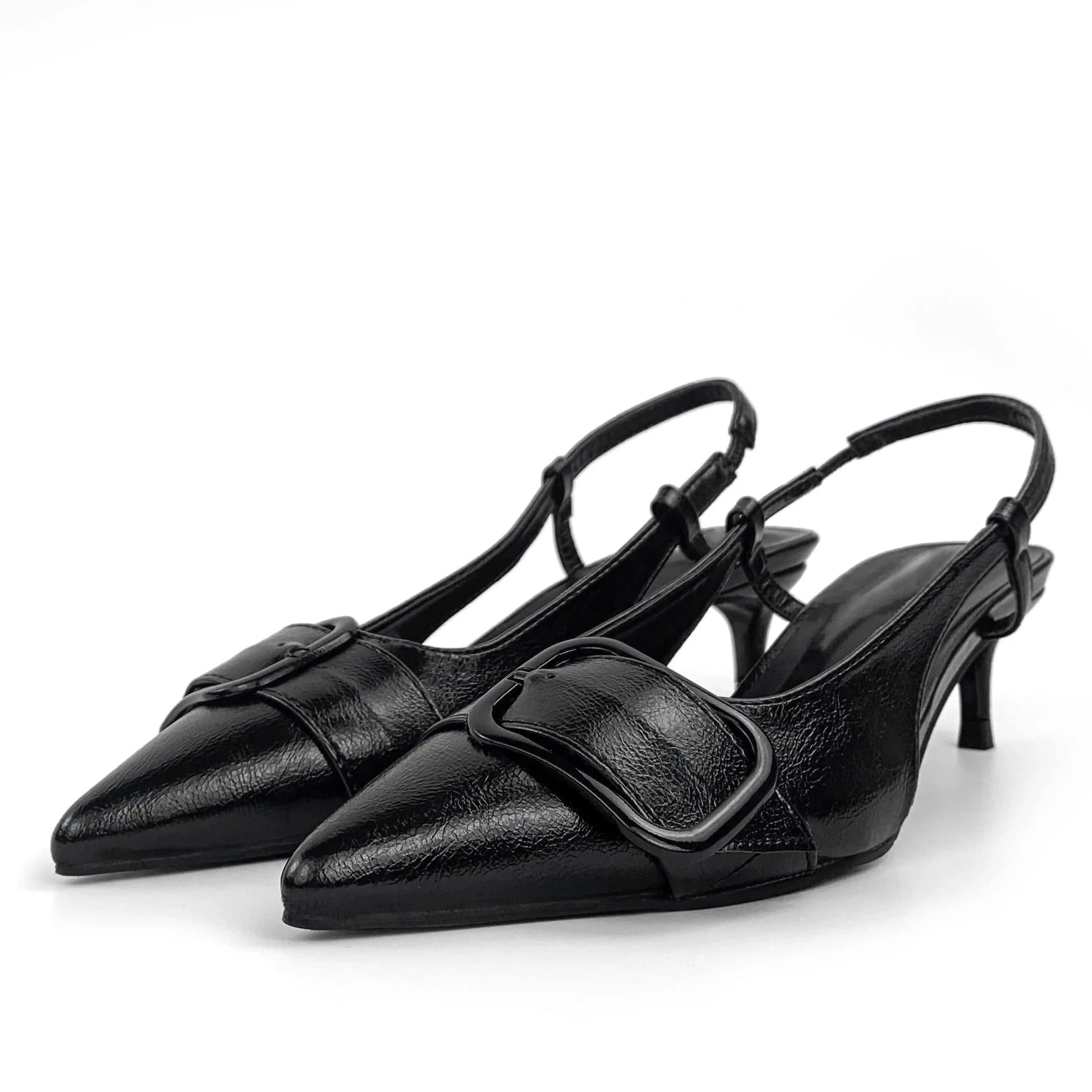 Belt buckle leather custom high heels shoes for women sandals and ladies shoes femmes chaussures pour wedding bride