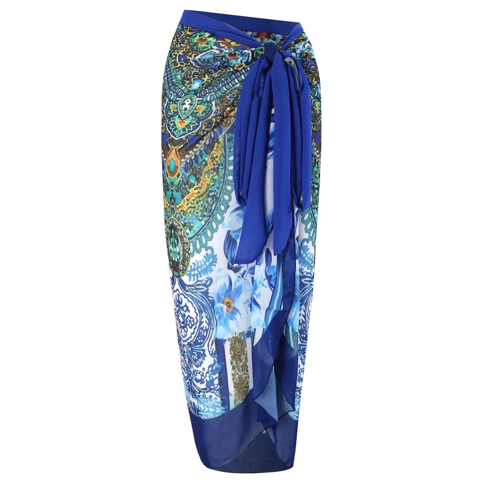 Bestway New Arrivals Big Flower Floral Printed Swimsuit with Beach Skirt Bathing Suit For Women Swimwear 2024 ready to ship OEM