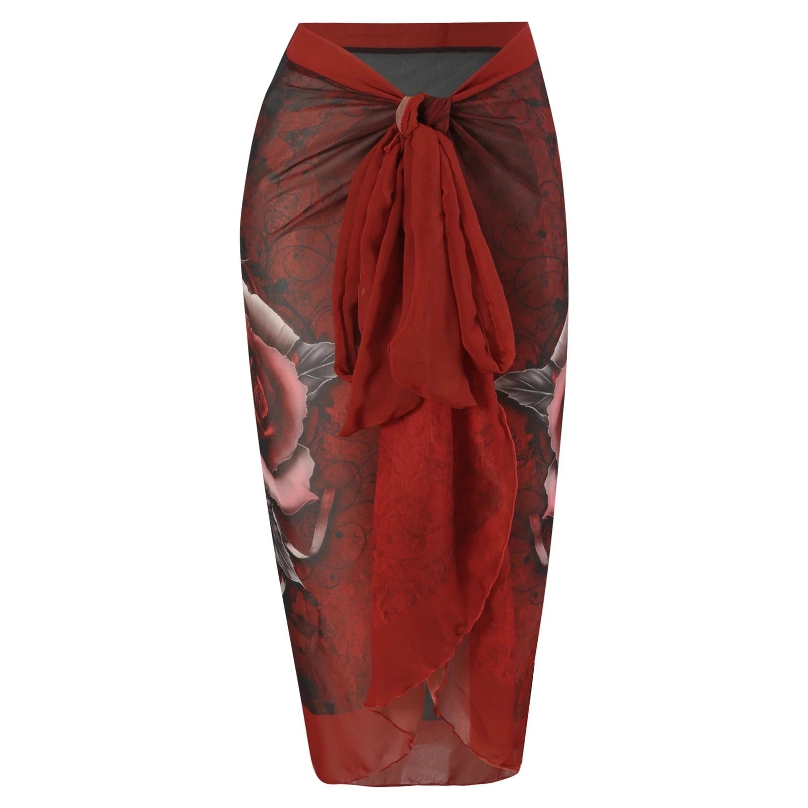 Bestway New Arrivals Big Flower Floral Printed Swimsuit with Beach Skirt Bathing Suit For Women Swimwear 2024 ready to ship OEM