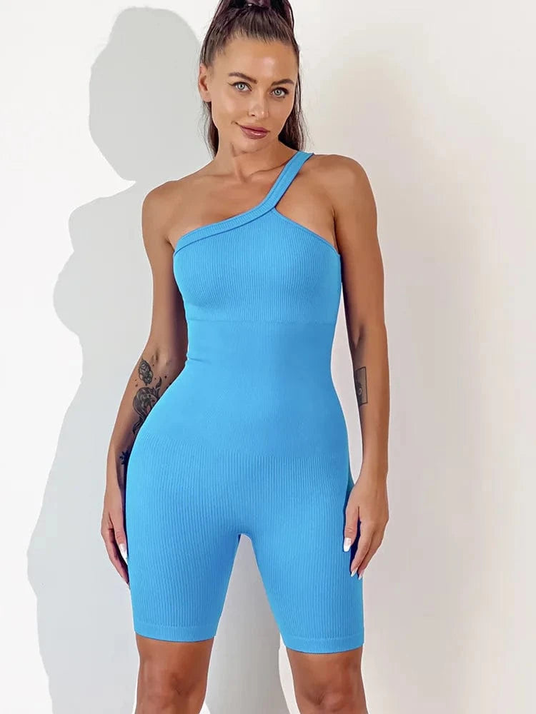 BESTWAYCLOX 2024 Hot Sale Workout Crop Top Breathable Bra With Removable Sport Fitness Yoga Jumpsuit out wear ready to ship OEM