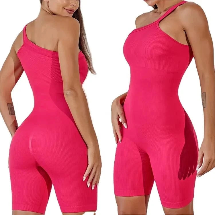 BESTWAYCLOX 2024 Hot Sale Workout Crop Top Breathable Bra With Removable Sport Fitness Yoga Jumpsuit out wear ready to ship OEM