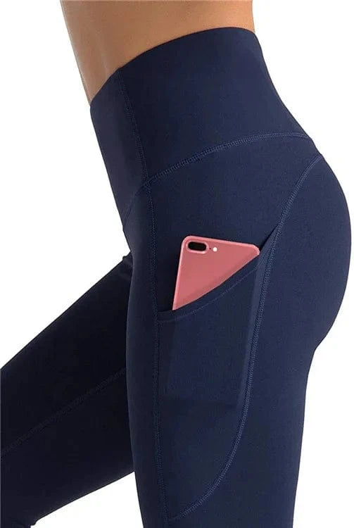 BESTWAYCLOX 2024 Yoga Legging Para Mujer Push Up High Quality Pants Active wear Women Yoga Pants Leggings With Pockets For Women