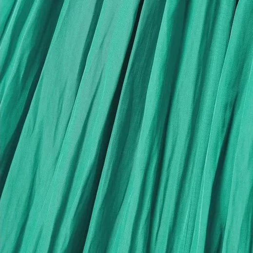 Bettergirl Fashion Round Neck Ruffle Loose Short Green Dress Women's Clothing 2024 Spring High Quality Elegant Women's Dresses