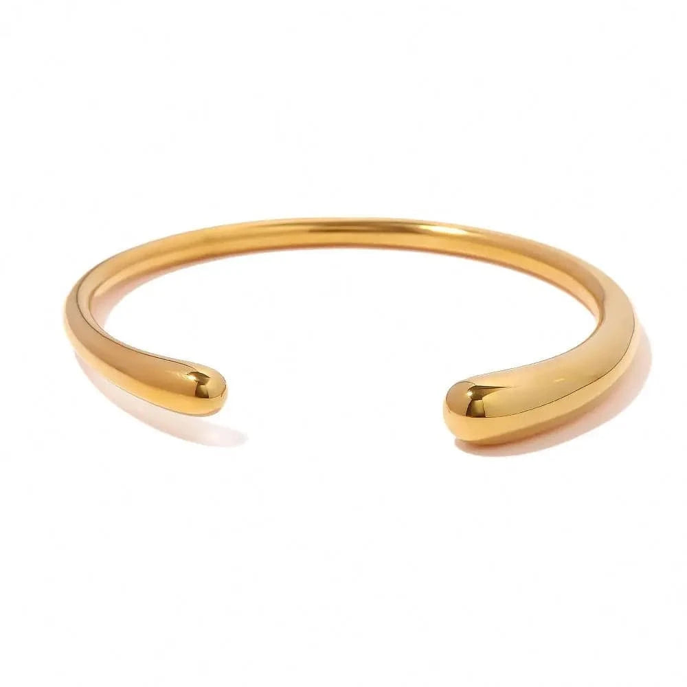 BG906 New Arrival 18K Gold Plated Mini Pearl Bracelets Stainless Steel Pave Colorful Zircon Cuff Bangle