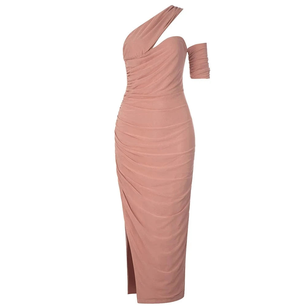 BH7562 Ruched Mesh Wrap Bodycon Dress Robe Moulante Cocktail Dresses Ball Gowns For Women