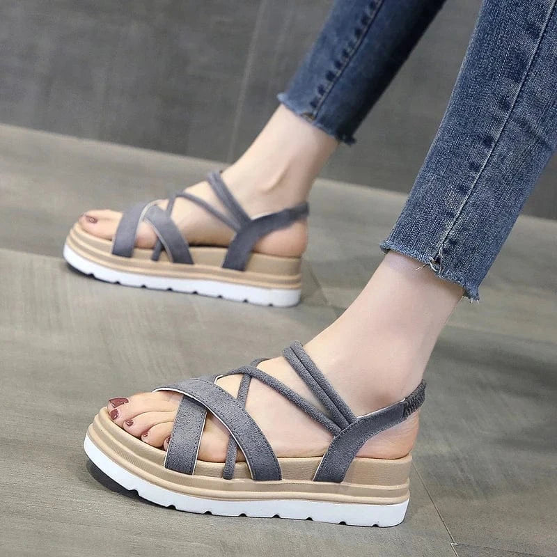 big size 35-40 non-slip women wedges sandals high heeled sandals for women and ladies shoe