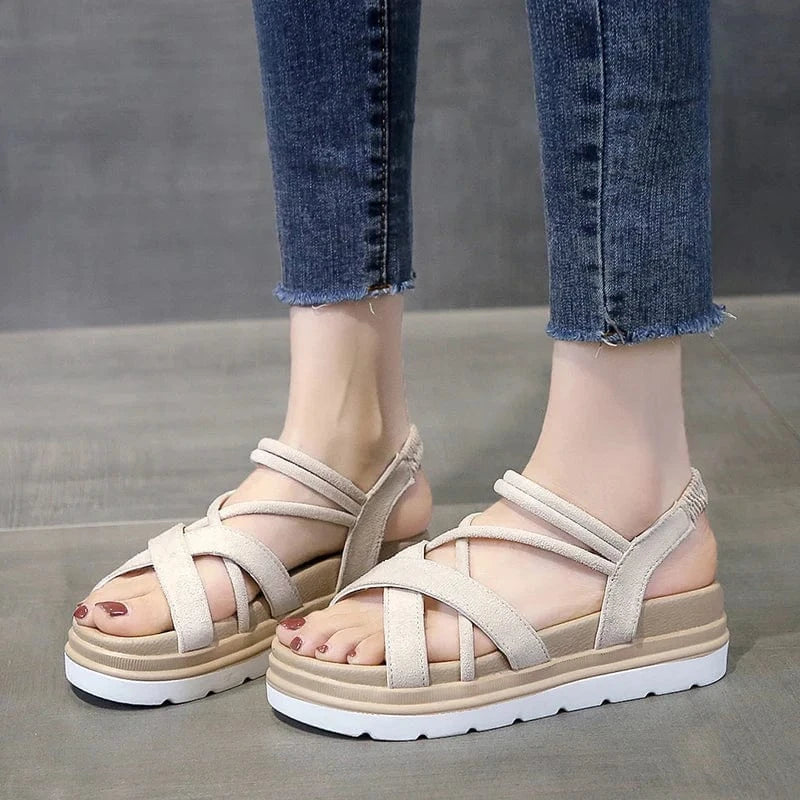 big size 35-40 non-slip women wedges sandals high heeled sandals for women and ladies shoe