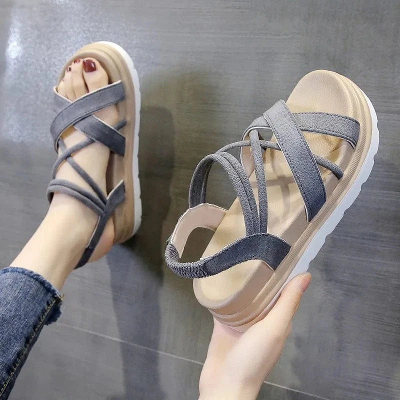 big size 35-40 non-slip women wedges sandals high heeled sandals for women and ladies shoe