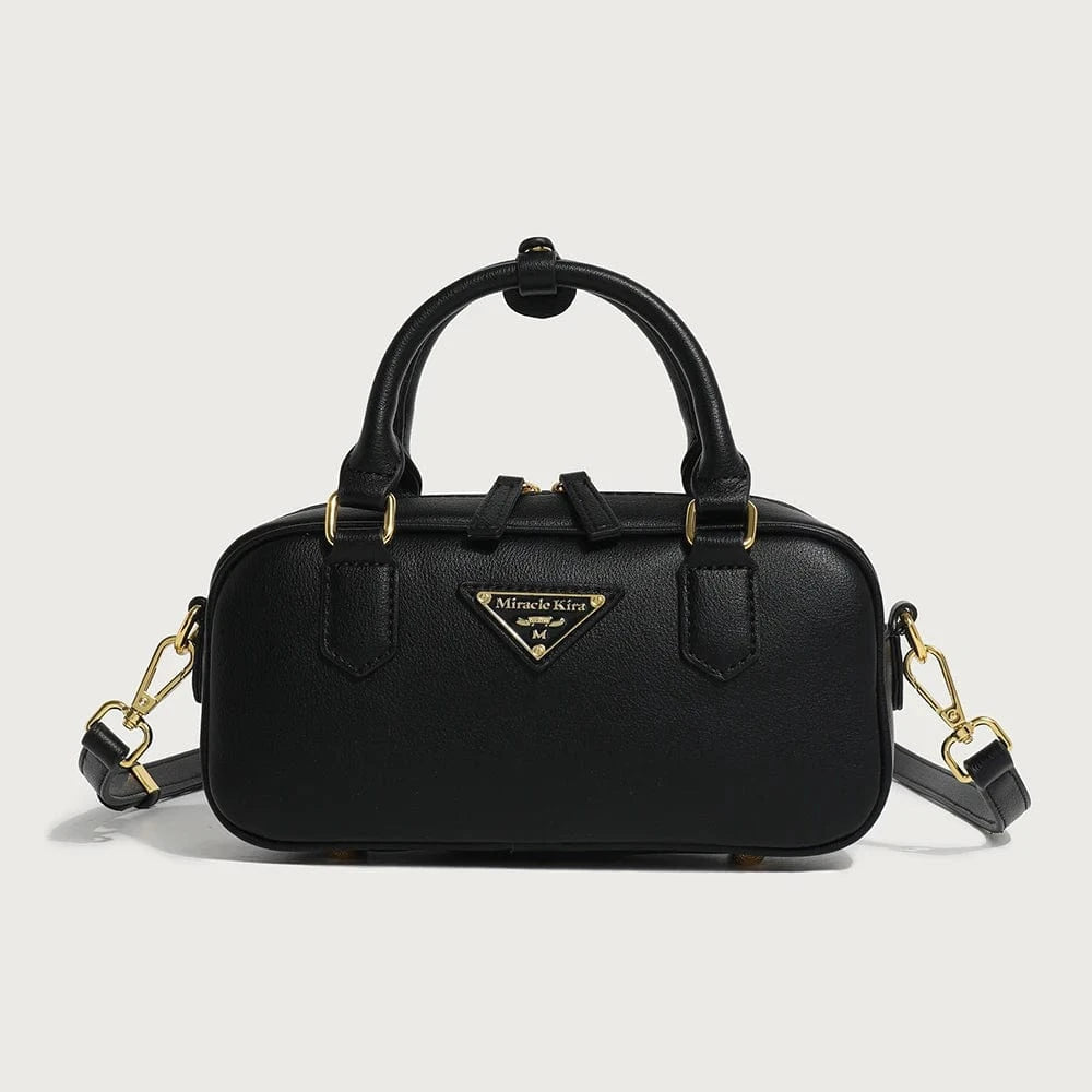 Black 2024 NEW Luxury designer brand vintage Women ladies fold boston hobo crossbody messenger shoulder handbag Underarm leather bags