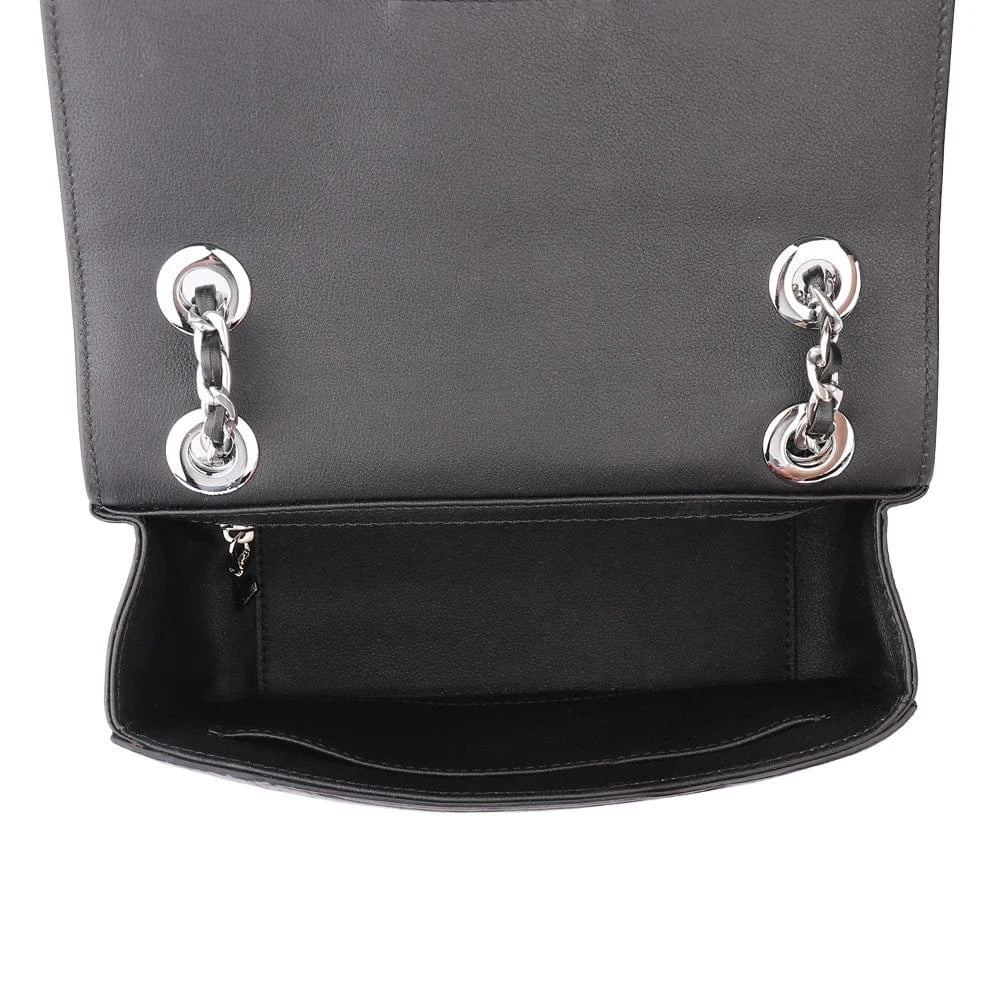 Black High Quality Designer Famous Brands Handbags Genuine Leather Crocodile Luxury Ladies Chain Shoulder Hand Bag Fashion Women