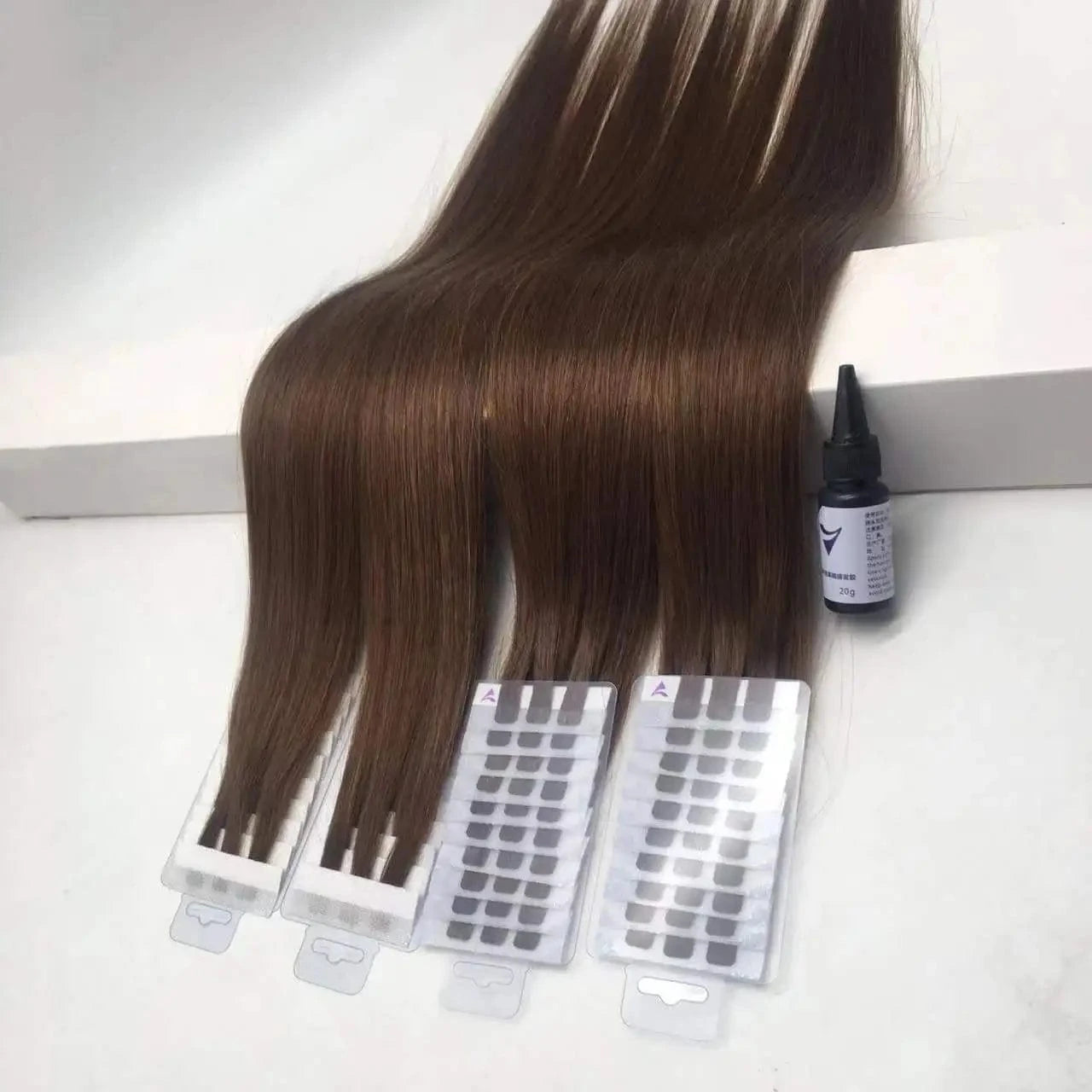 Black Hot sell and Popular use Hair extension tools invisible adhesive tape stronger mini tape in hair extension