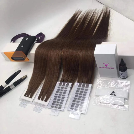Black Hot sell and Popular use Hair extension tools invisible adhesive tape stronger mini tape in hair extension