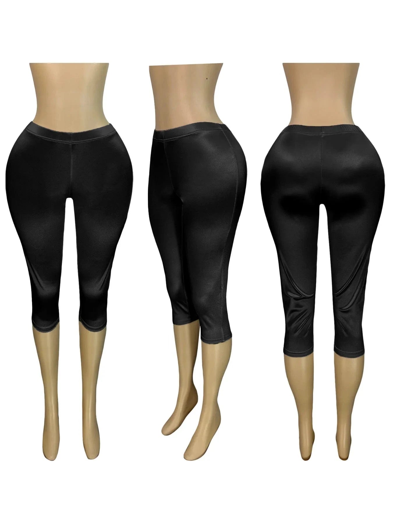 black long / XXL FAGADOER Y2k Sexy Bodycon Shorts for Woman Solid Color High Waist Elasticity Shorts Female Streetwear Bottoms 2025 Summer New