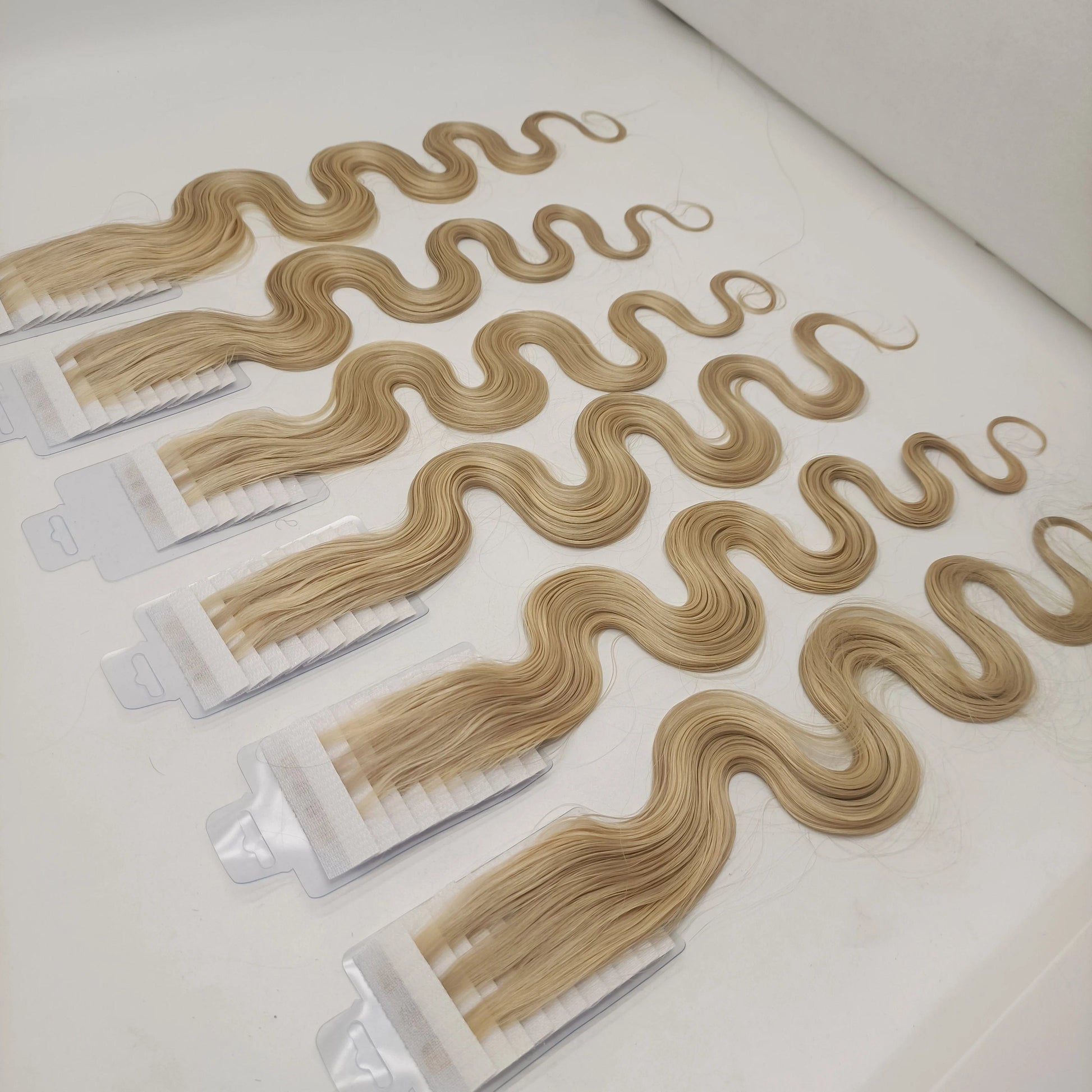 Black Newest Body wave hair extension v light mini tape in hair 100% human chinese hair extension tools use
