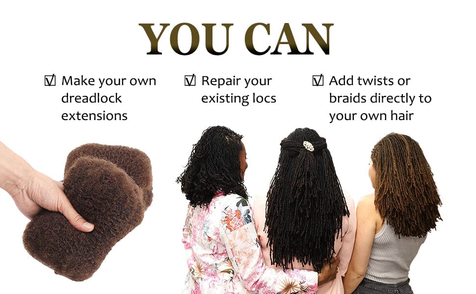 Black Pearl Top Peruvian Kinky Curly Mini Twist Hair 50G/pc QVR Afro Kinky Bulk Human Hair for Braiding 100% Remy Hair Bundles - SN Wigs & More