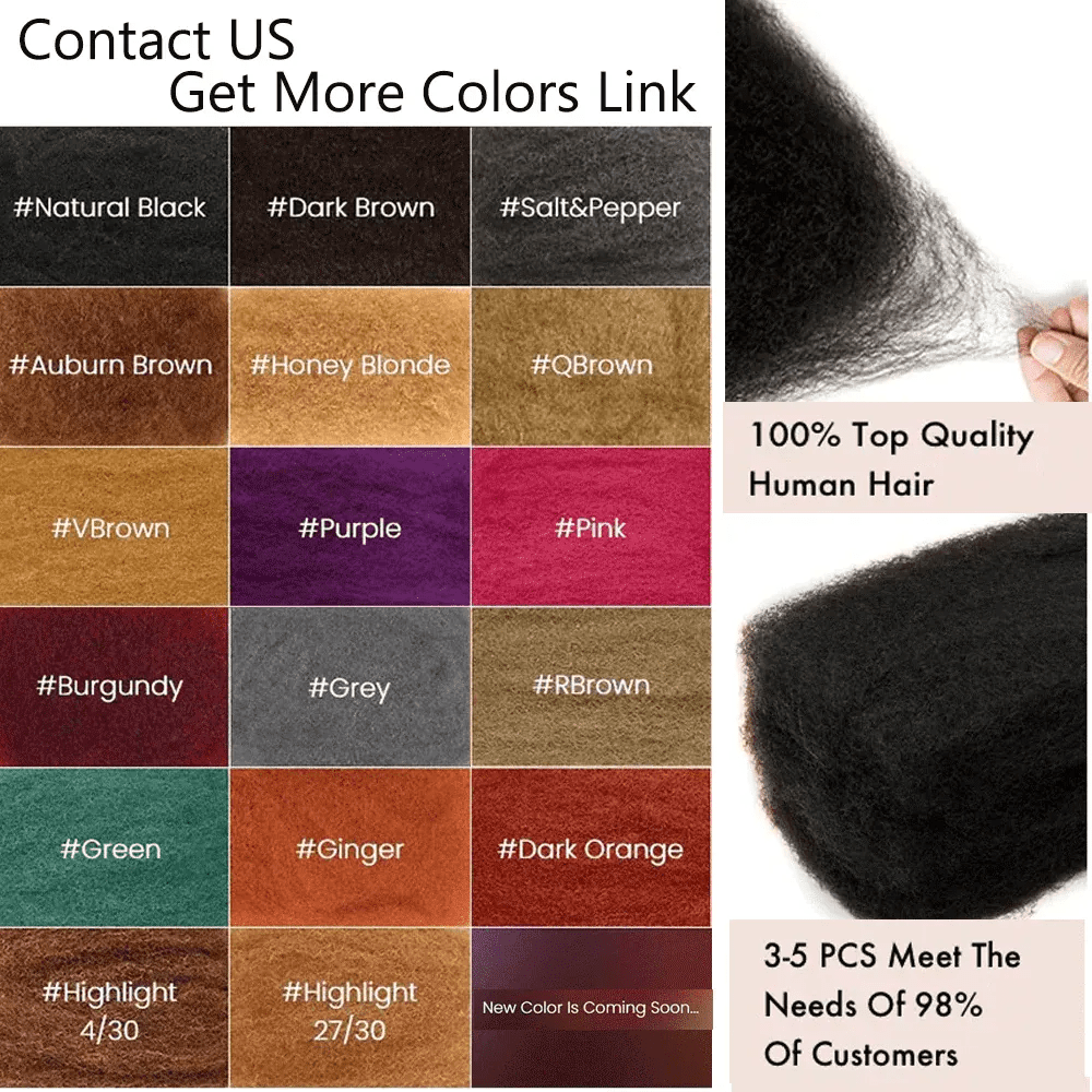 Black Pearl Top Peruvian Kinky Curly Mini Twist Hair 50G/pc QVR Afro Kinky Bulk Human Hair for Braiding 100% Remy Hair Bundles - SN Wigs & More