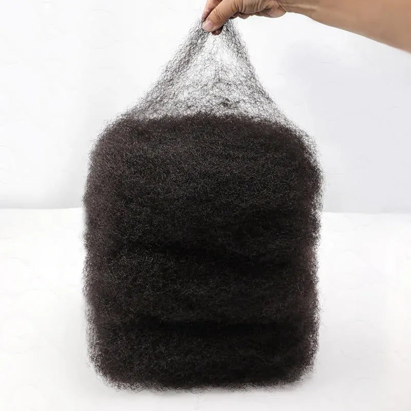 Black Pearl Top Peruvian Kinky Curly Mini Twist Hair 50G/pc QVR Afro Kinky Bulk Human Hair for Braiding 100% Remy Hair Bundles - SN Wigs & More