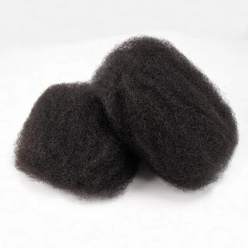 Black Pearl Top Peruvian Kinky Curly Mini Twist Hair 50G/pc QVR Afro Kinky Bulk Human Hair for Braiding 100% Remy Hair Bundles - SN Wigs & More