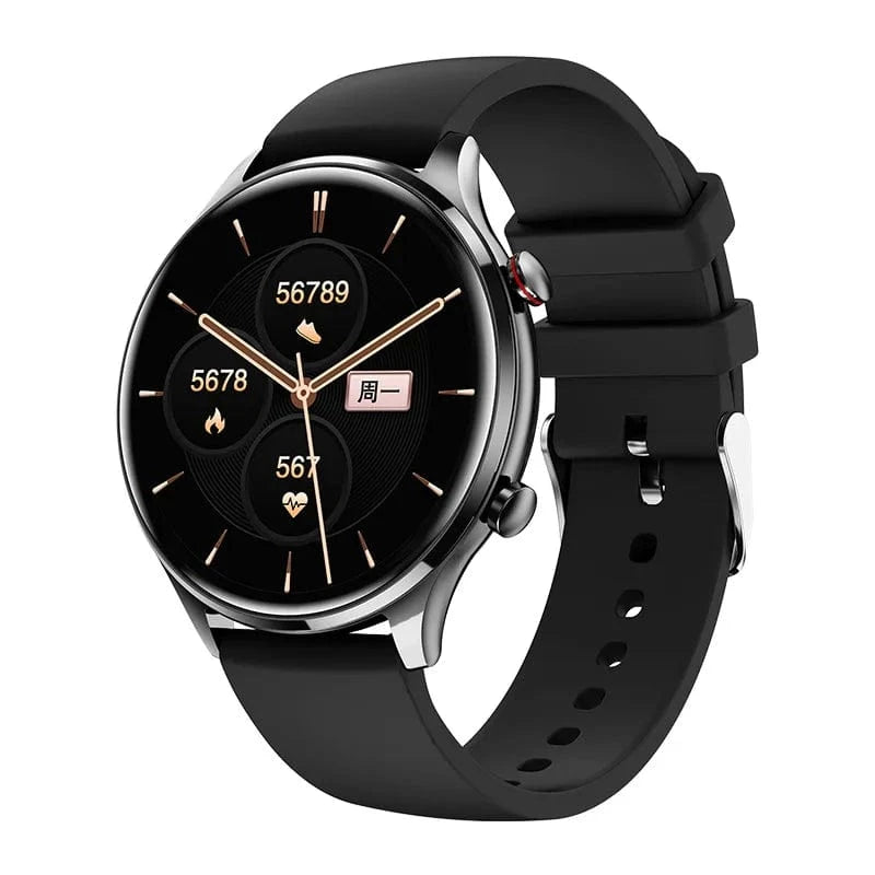 Black Silicone 2024 AK50 Fashion Fitness Tracker BT call Blood Pressure Heart Rate  reloj inteligente Smart Bracelet Wearable Device Smart Band