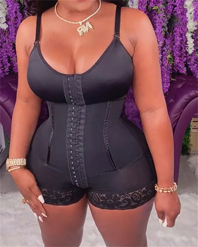 black / XL Fajas Reductoras Body Shaper Slimming Underwear Corset Belt Modeling Strap Waist Trainer Women Thigh Slimmer Colombian Girdles