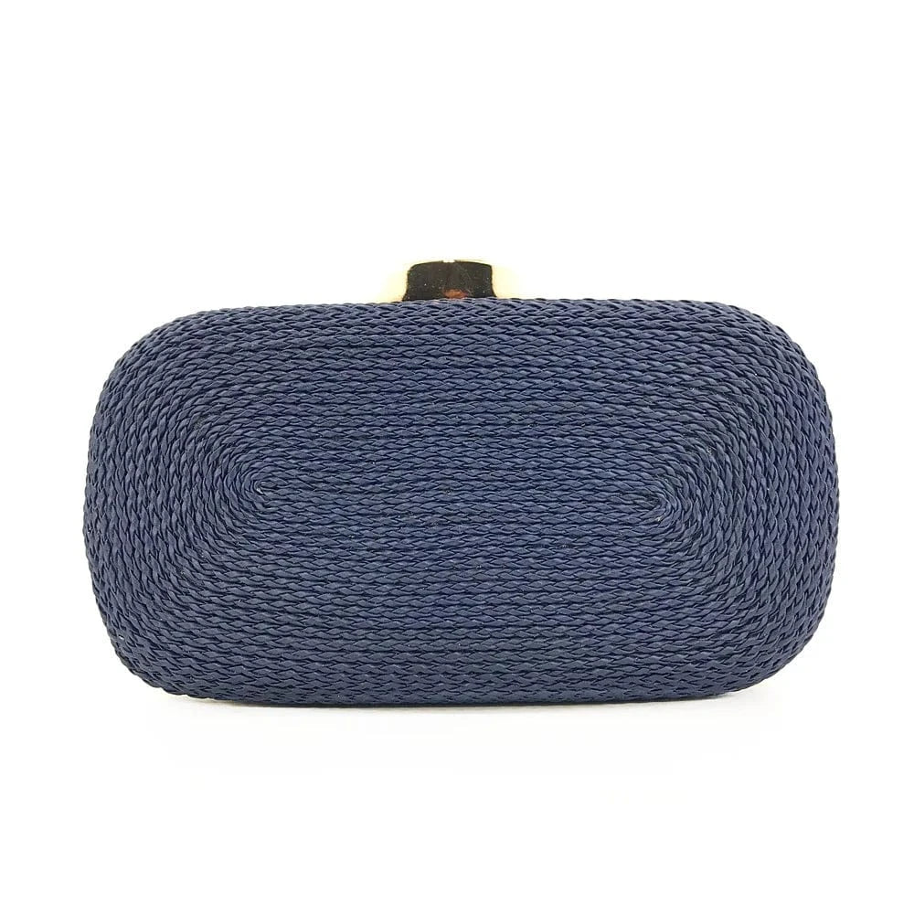 Blue Luxury New Design Evening Clutch Crystals Rhinestones Prom Bag Fancy Handbags Purse Wedding Party Bag