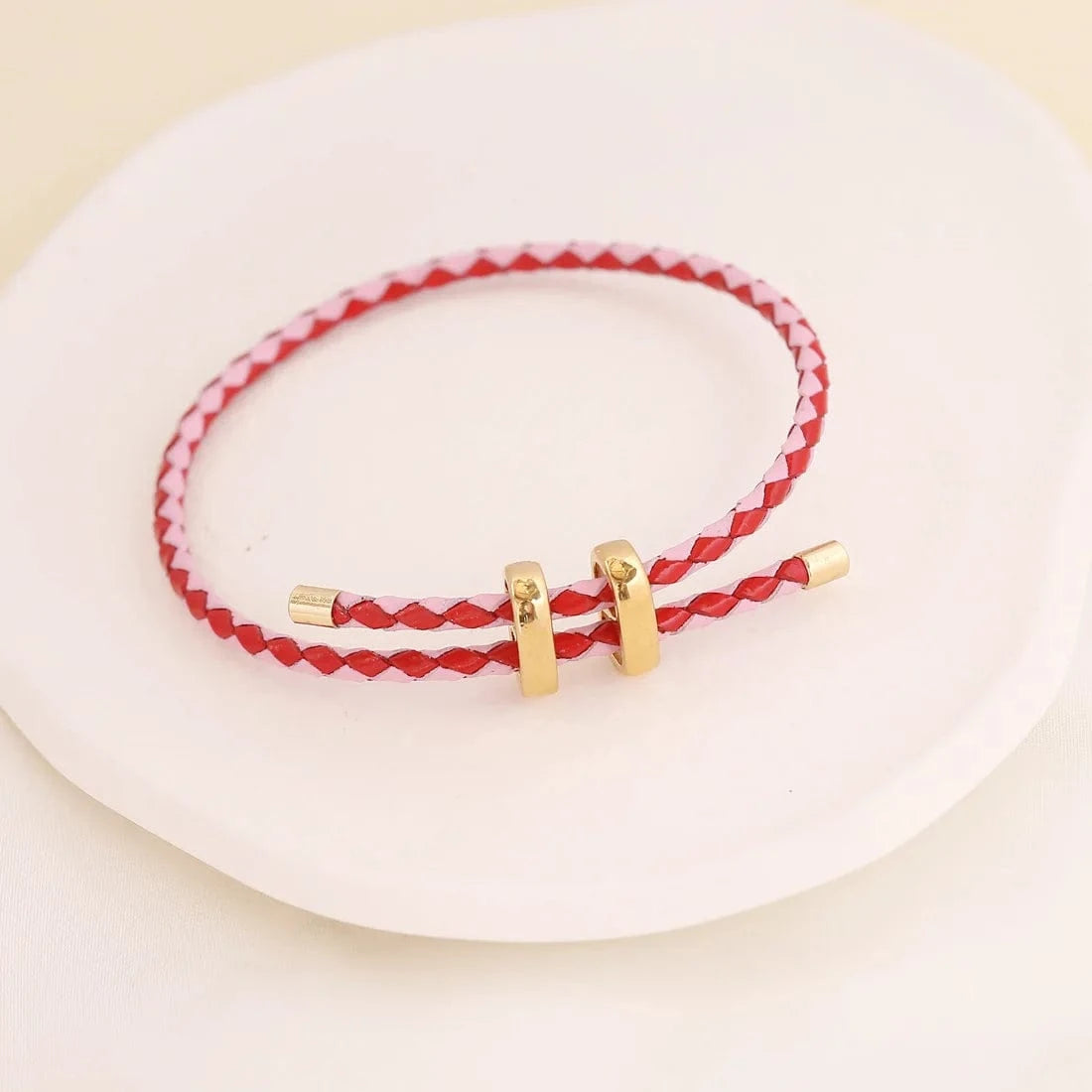 Bohemian New Handmade Braided Bracelets Women Solid Color Leather Cord Bracelet Personality DIY Jewelry