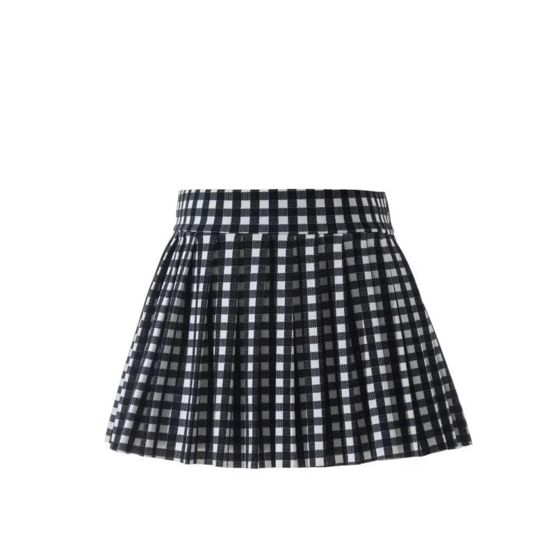 Bomblook C1219ST 2024 New Design Sweetheart Cardigan Sweater Top With Pleated Skirt Two Pieces Set Women Cute Party Outfit