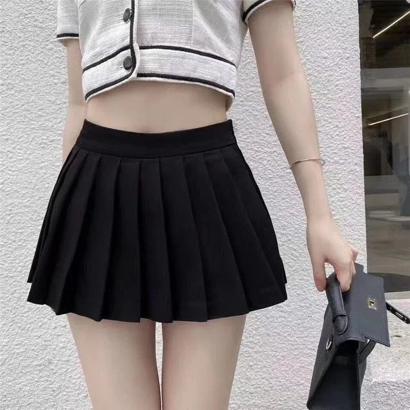 Bomblook C1219ST 2024 New Design Sweetheart Cardigan Sweater Top With Pleated Skirt Two Pieces Set Women Cute Party Outfit