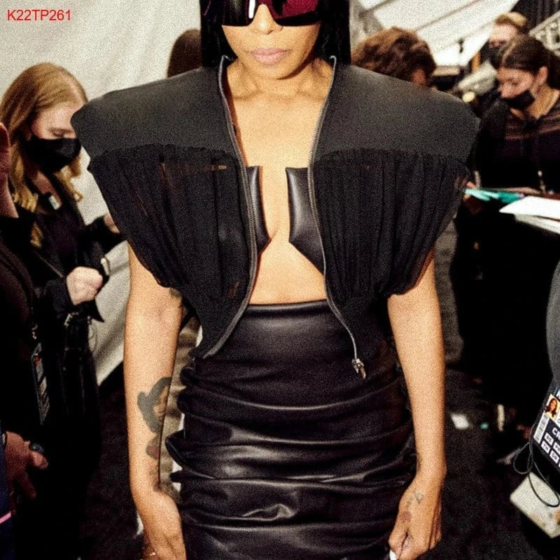 Bomblook K22TP261 New Arrivals Summer Tops Women Solid Color Zipper 2024 Casual Fashion Tops