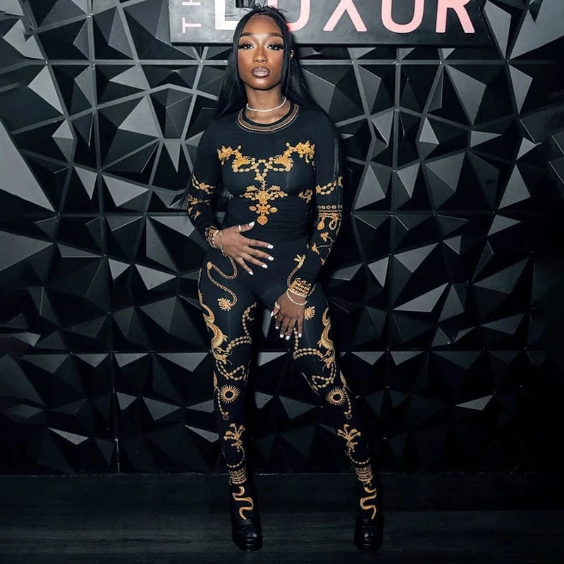 Bomblook K23ST610 Pattern Print Outfits Casual 2 Piece Set Women Streetwear 2024 Spring Women Sets Sets For Women